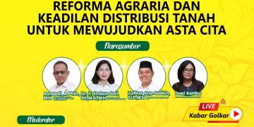 DPP Partai Golkar Gelar Seminar Nasional “Reforma Agraria dan Keadilan Distribusi Tanah untuk Mewujudkan Asta Cita Presiden Prabowo”