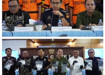 Bea Cukai Batam Lumpuhkan Penyeludupan 1,79 kg Sabu dari Dua Modus Berbeda Empat Pelaku Berhasil Diamankan