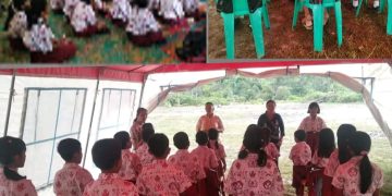 Semangat Baru Disekolah yang Terdampak Bencana UPT SD 166 Pulogodang dan UPT SD 168 Panggunggunan Kembali Berdenyut