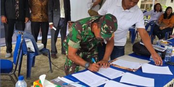 Konsultasi Publik Hasil Pemetaan Partisipatif Batas Desa Indikatif di Desa Simataniari Parlilitan