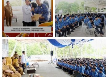 Serahkan SK 593 PPPK, Amsakar Minta Tingkatkan Disiplin dan Pelayanan Publik