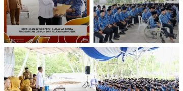 Serahkan SK 593 PPPK, Amsakar Minta Tingkatkan Disiplin dan Pelayanan Publik