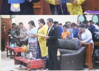 Bupati Tapanuli Utara Hadiri Natal Oikumene Kecamatan Pangaribuan, Ajak Masyarakat Perkuat Kepedulian dan Kebersamaan