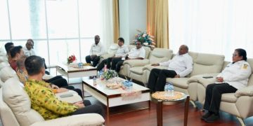 Bahas Kerjasama, Gubernur Papua Terima Kunjungan Dubes PNG