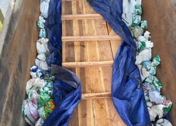 Diduga Barang Selundupan, SATGAS HALILINTAR TNI AL Amankan 7 Ton biji Timah.