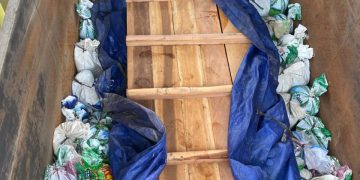 Diduga Barang Selundupan, SATGAS HALILINTAR TNI AL Amankan 7 Ton biji Timah.