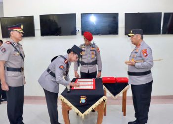 Kapolda Kepri Pimpinan Sertijab dan Pelantikan Sejumlah Pejabat Utama Polda Kepri