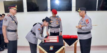Kapolda Kepri Pimpinan Sertijab dan Pelantikan Sejumlah Pejabat Utama Polda Kepri