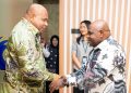 Bertemu Menteri HAM RI, Gubernur Papua Bahas Percepatan Pembangunan