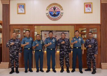 KOMANDAN KODAERAL V TERIMA AUDIENSI DANPUSTERAL, BAHAS SINERGI KETAHANAN PANGAN