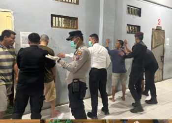 Kolaborasi Rutan Humbahas dan APH Gelar Razia,tertipkan tata kelola dan keamanan.
