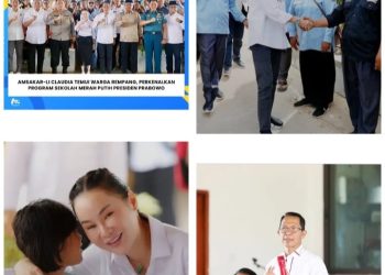 Amsakar-Li Claudia Temui Warga Rempang, Perkenalkan Program Sekolah Merah Putih Presiden Prabowo