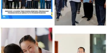 Amsakar-Li Claudia Temui Warga Rempang, Perkenalkan Program Sekolah Merah Putih Presiden Prabowo