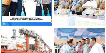 Amsakar Bangga, Kapal FLF Permata Borneo 1 Buatan Batam Resmi Diluncurkan
