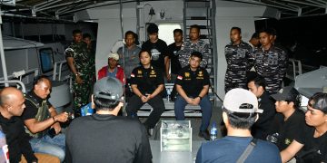 TNI AL BESERTA TIM GABUNGAN GAGALKAN PENYELUNDUPAN SABU DI PERAIRAN SEBATIK