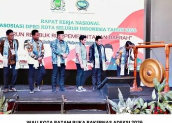 Wali Kota Batam Buka Rakernas ADEKSI 2026, Sinergi Lembaga Jadi Kunci Pembangunan Daerah