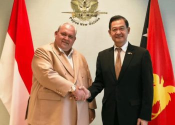 Kunjungan Perpisahan, Menlu Papua Nugini Sanjung Dubes Republik Indonesia