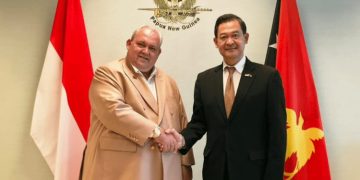 Kunjungan Perpisahan, Menlu Papua Nugini Sanjung Dubes Republik Indonesia