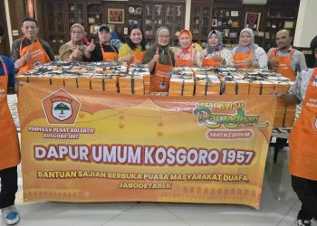 Sudah Tahun Ketujuh Kosgoro 1957 Bagikan Nasi Kotak Untuk Berbuka Puasa Selama Ramadhan