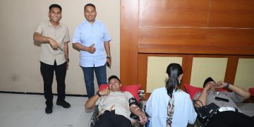 Polres Kediri Gelar Donor Darah untuk Bantu Ketersediaan Stok Darah
