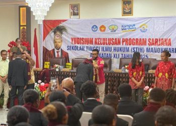 Ratusan Mahasiswa Hukum Dinyatakan Lulus, Dr Filep : Alumni Harus Miliki Rasa Cinta