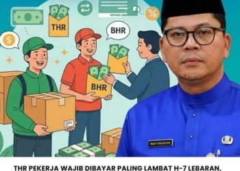 THR Pekerja Wajib Dibayar Paling Lambat H-7 Lebaran, Pemko Batam Buka Posko Pengaduan