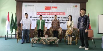 Terima Kunjungan Konjen Tiongkok, GP Ansor Jatim Siap Perkuat Kerja Sama Ekonomi dan Pengembangan SDM