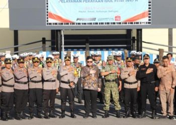 536 Personel Disiagakan, Polres Kediri Perketat Pengamanan Mudik Lebaran dan Nyepi