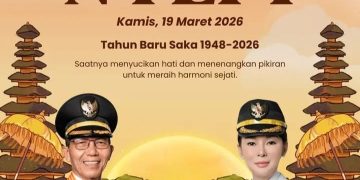 Hari Raya Nyepi Tahun Baru Saka 1948, Amsakar-Li Claudia Ajak Warga Jaga Harmoni dan Kedamaian