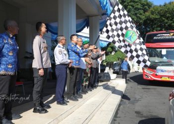 Mudik Gratis dari Kota Malang Diberangkatkan, 467 Peserta Menuju Madura hingga Banyuwangi