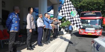 Mudik Gratis dari Kota Malang Diberangkatkan, 467 Peserta Menuju Madura hingga Banyuwangi