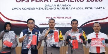 Polres Kediri Ungkap 142 Kasus dalam Operasi Pekat Semeru 2026