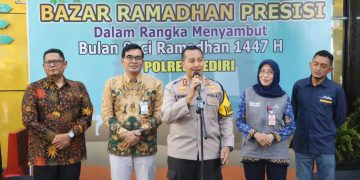 Diserbu Warga, Bazar Ramadan Presisi Polres Kediri Ludes Sebelum Dzuhur