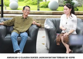 Amsakar-Li Claudia Sukses Jadikan Batam Terbaik se-Kepri dan Masuk 13 Besar Nasional Pencegahan Korupsi