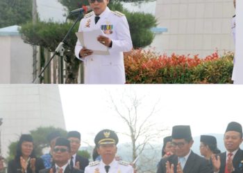 Bupati Taput Pimpin Upacara Peringatan Hari Otonomi Daerah ke XXX