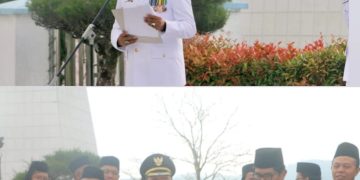 Bupati Taput Pimpin Upacara Peringatan Hari Otonomi Daerah ke XXX