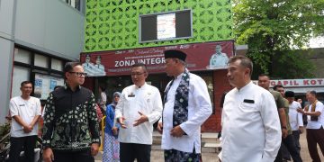 Wali Kota Bekasi Sambut Kunjungan Wamendagri, Bahas Kebijakan WFH: Pastikan Pelayanan Tetap Optimal