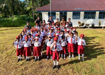 Dukung Pendidikan Generasi Penerus Bangsa, TNI AL Kembali Buka Kembali SD Marfenfen di Kepulauan Aru Selatan