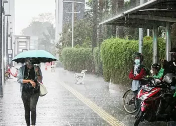 Minggu, BMKG Prakirakan Hujan Ringan Guyur Mayoritas Ibu Kota Provinsi