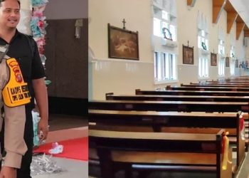 Brimob Polda Metro Sterilisasi Gereja, Pastikan Keamanan Perayaan Paskah
