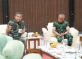 Jelang HUT ke-80 Persit KCK, Kasad Terima Ketum Persit dan Para Kader Berprestasi