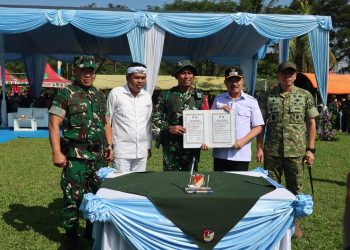 Plh Wali Kota Harris Bobihoe Apresiasi Dan Terima Kasih Atas Hadirnya Program TMMD Ditengah Masyarakat