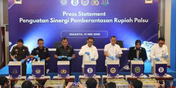 Polri Bersama BI Musnahkan Ratusan Ribu Lembar Uang Palsu