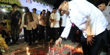 Doa Bersama dan Tabur Bunga, Wawali Bekasi Kenang Korban Kecelakaan Kereta