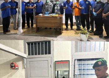 Perkuat Pengawasan Rutan Sipirok Kelas II B Bersama APH Gelar Razia Kamar Hunian