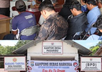 Perangi Narkoba hingga Pelosok Desa, Kampung Tangguh Narkoba dibentuk di Desa Pasaribu Doloksanggul