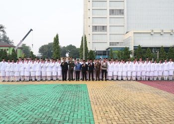 Plh. Wali Kota Bekasi Abdul Harris Bobihoe Pimpin Upacara Hari Lahir Pancasila, Tegaskan Nilai Persatuan Bangsa.