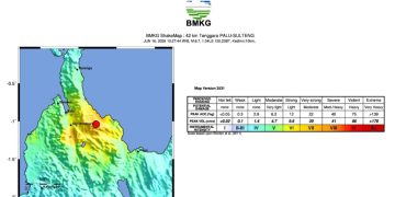 BMKG: Gempa Berkekuatan M6,7 di Palu Tak Berpotensi Tsunami