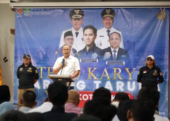 Wali Kota Bekasi Buka Temu Karya Karang Taruna VII Kota Bekasi, Pentingnya Pembangunan SDM Seimbang dengan Infrastruktur