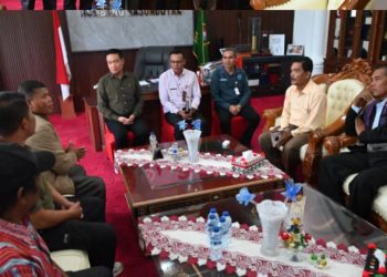 Panitia SRO Sampaikan Rencana Pelantikan dan Pembangunan Sekretariat Kepada Bupati Humbahas